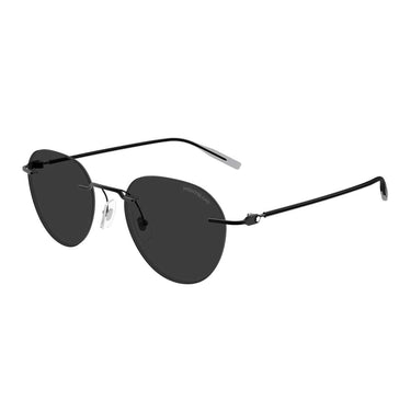 Montblanc Occhiali da Sole MB0428S 001 Nero/Grigio Uomo 2