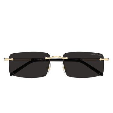 Montblanc Occhiali da Sole MB0443S 001 Oro Grigio Scuro Uomo