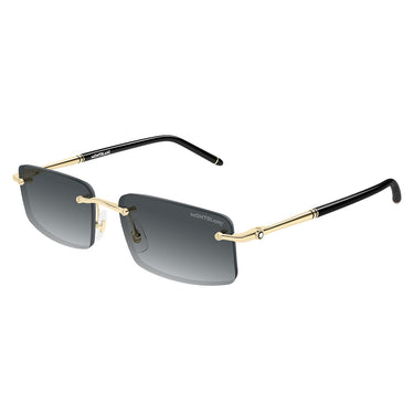 Montblanc Occhiali da Sole MB0443S 007 Oro Grigio Sfumato Uomo 2