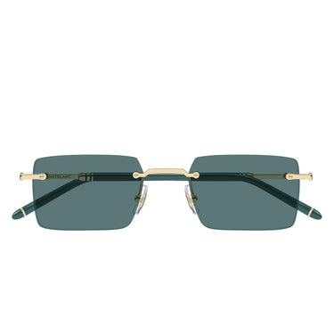 Montblanc Occhiali da Sole MB0482S 004 Oro/Verde Uomo