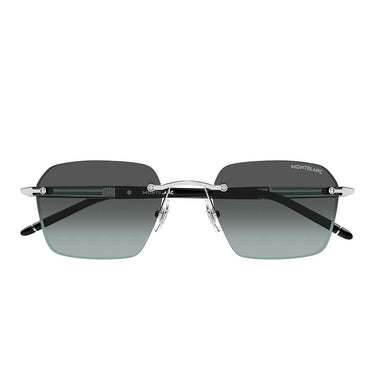 Montblanc Occhiali da Sole MB0526S 002 Argento/Grigio Uomo