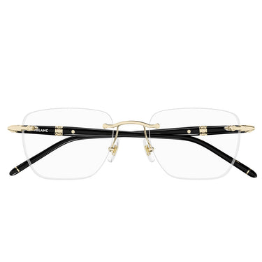 Montblanc Occhiali da Vista MB0346O 001 OroNero Trasparente Uomo