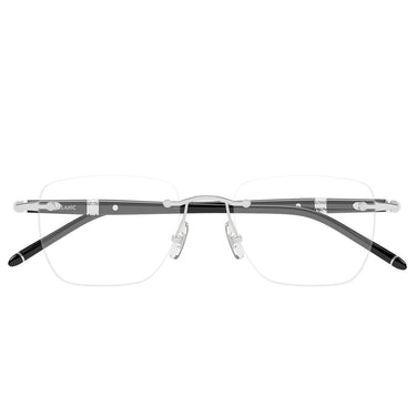 Montblanc Occhiali da Vista MB0346O 004 ArgentoNero Trasparente Uomo