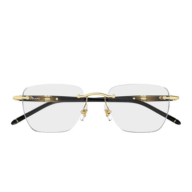 Montblanc Occhiali da Vista MB0346O 005 OroNero/Trasparente Uomo