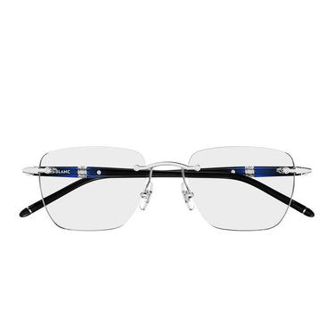 Montblanc Occhiali da Vista MB0346O 006 ArgentoNero/Trasparente Uomo