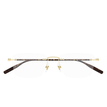 Montblanc Occhiali da Vista MB0431O 003 Oro/Trasparente Uomo