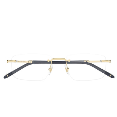 Montblanc Occhiali da Vista MB0480O 004 Oro Grigio Trasparente Uomo