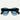 Moscot Occhiali da Sole LEMTOSH Black Nero/Blu Sfumato Unisex