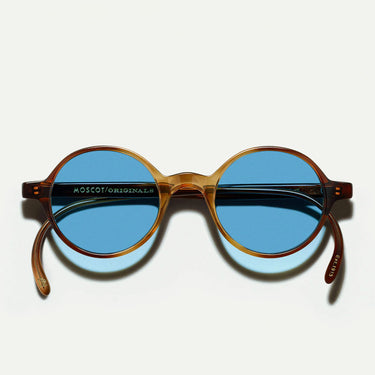 Moscot Occhiali da Sole SCOOCH Tobacco Havana/Blu Sfumato Unisex