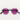 Moscot Occhiali da Sole SMENDRIK Silver Argento/Fucsia Unisex