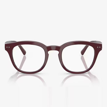Nuance Audio Occhiali Acustici AW5002 05 Panthos 48 Bordeaux Brillante/Trasparente Verde Smeraldo Unisex Fotocromatici