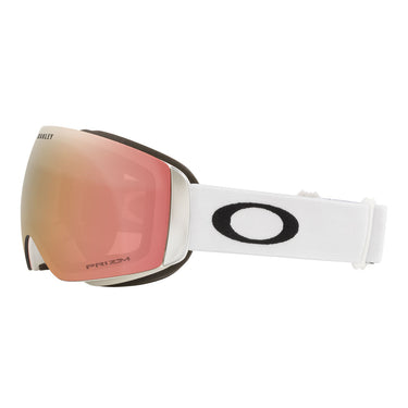 Oakley Maschera da Neve OO7064 7064C9 Flight Deck M Bianco Opaco Prizm Rose Gold 3
