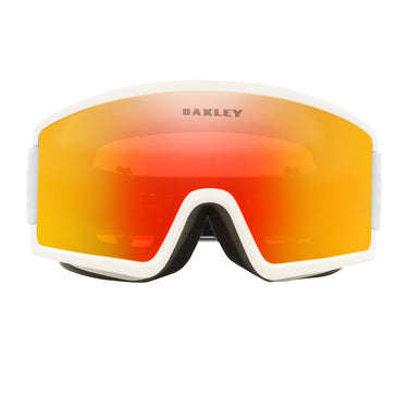 Oakley Maschera da Neve OO7121 712107 Target Line M Bianco Opaco Fire
