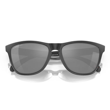 Oakley Occhiali da Sole OO9013 9013F7 Frogskins Nero/Grigio Unisex Polarizzati 4