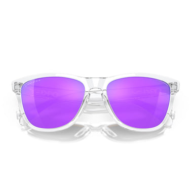 Oakley Occhiali da Sole OO9013 9013H7 Frogskins Trasparente-Viola Unisex 3