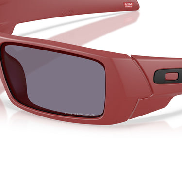 Oakley Occhiali da Sole OO9014 9014E4 Gascan Rosso Opaco Prizm Grey Unisex 5