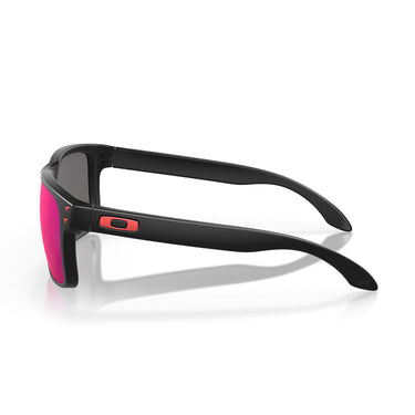 Oakley Occhiali da Sole OO9102 910236 Holbrook Nero/Rosso Unisex