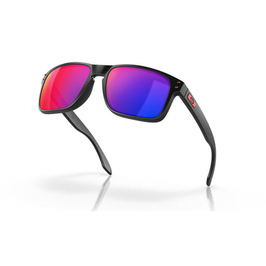 Oakley Occhiali da Sole OO9102 910236 Holbrook Nero/Rosso Unisex
