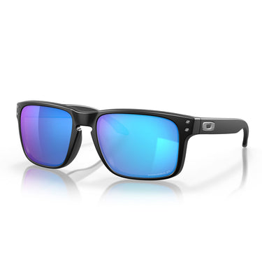 Oakley Sunglasses OO9102 9102F0 Holbrook Matte Black/Prizm Sapphire Unisex Polarized 2