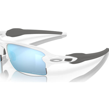 Oakley Occhiali da Sole OO9188 918882 FLAK 2.0 XL Bianco Lucido Prizm Deep Water Unisex Polarizzati 3