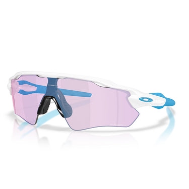 Oakley Occhiali da Sole OO9208 9208G8 Radar EV Path Bianco Opaco Prizm Transitions Cobalt Unisex Fotocromatici 3