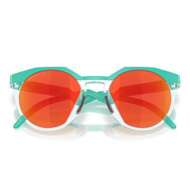 Oakley Occhiali da Sole OO9242 924223 HSTN Celeste/Prizm Ruby Unisex Polarizzati 4