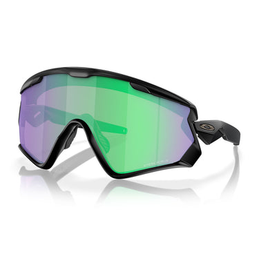 Oakley Sunglasses OO9418 941828 Wind Jacket 2.0 Black/Green Unisex