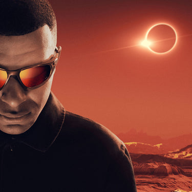 Oakley Sunglasses OO9431 943116 Lateralis x Kylian Mbappé Dark Amber Matte/Prizm Ruby Unisex 4