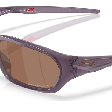 Oakley Occhiali da Sole OO9530 953009 Terraforma Melanzana Trasparente/Prizm Tungsten Unisex Polarizzati