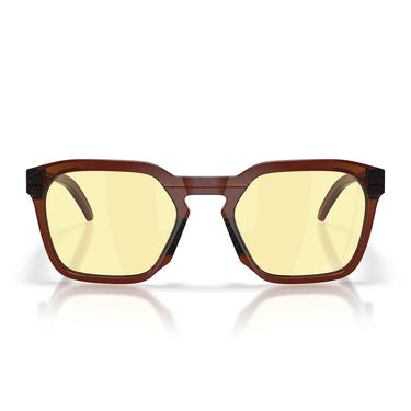 Oakley Occhiali da Sole OO9533 953310 HSTN SQ x 100 Thieves Ambra Scuro/Prizm Gaming™ 2.0 Unisex
