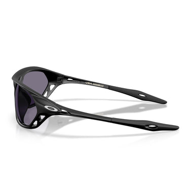 Oakley Occhiali da Sole OO9537 953701 Cage Jacket Nero Opaco Prizm Grey Unisex 4