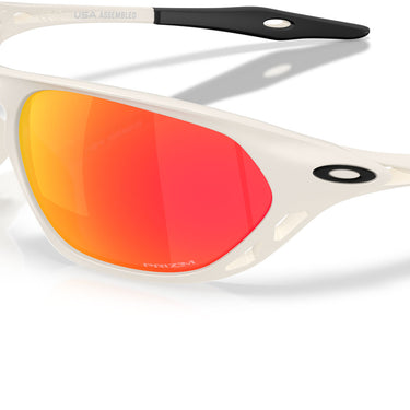 Oakley Occhiali da Sole OO9537 953705 Cage Jacket Mist Opaco Prizm Ruby Unisex 5