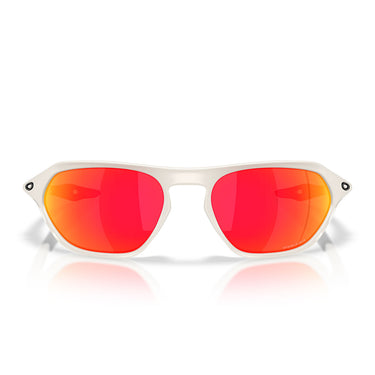 Oakley Occhiali da Sole OO9537 953705 Cage Jacket Mist Opaco Prizm Ruby Unisex