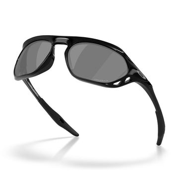 Oakley Occhiali da Sole OO9537 953708 Cage Jacket Nero Lucido Prizm Black Unisex Polarizzati 3