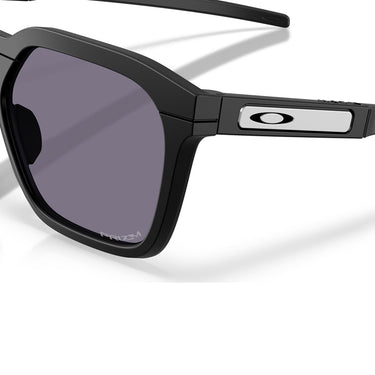 Oakley Occhiali da Sole OO9555 955501 HSTN SQ 2.0 Nero Opaco Prizm Grey Unisex 4