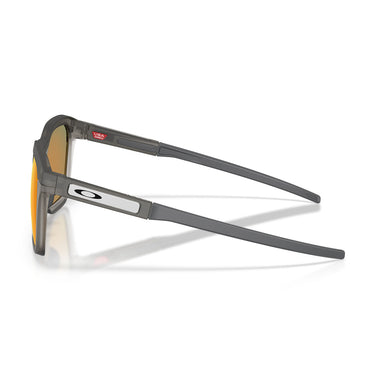 Oakley Occhiali da Sole OO9555 955506 HSTN SQ 2.0 Grigio Fumo Opaco Prizm Ruby Unisex Polarizzati 4