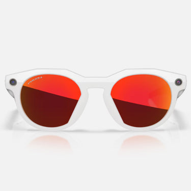 Oakley Occhiali da Sole OW8002 800204 Meta HSTN Grigio Caldo/Prizm Ruby Unisex