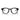 Oakley Occhiali da Vista OW8002 800207 Meta HSTN Nero Trasparente Unisex
