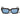 Off-White Sonnenbrille OERI008 6045 Virgil Havana/Blau Unisex