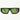 Off-White Sonnenbrille OERI13F 6055 Vancouver Havana/Grün Unisex