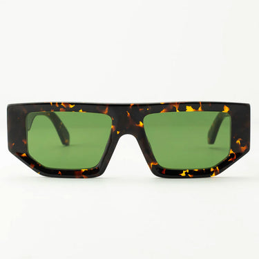 Off-White Sonnenbrille OERI13F 6055 Vancouver Havana/Grün Unisex