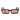 Off-White Occhiali da Sole OW1032 1025 Huntington Nero Rosso Unisex
