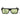 Off-White Occhiali da Sole OW1034 1050 Casper Nero Verde Unisex