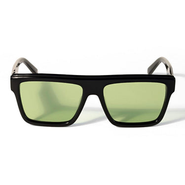 Off-White Occhiali da Sole OW1039 1050 Warwick Nero Verde Unisex