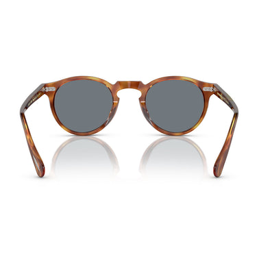Oliver Peoples Occhiali da Sole OV5217S 1483R8 Gregory Peck LBR Semi Opaco Blu Unisex Fotocromatici 4