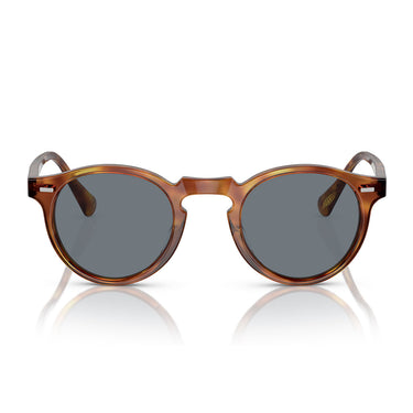 Oliver Peoples Occhiali da Sole OV5217S 1483R8 Gregory Peck LBR Semi Opaco Blu Unisex Fotocromatici