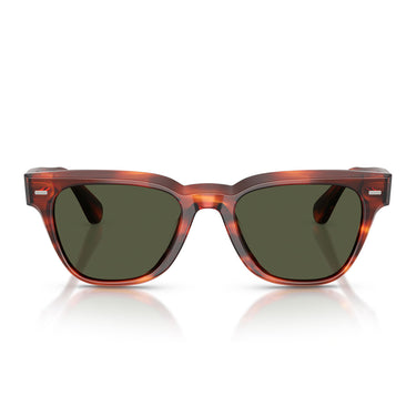 Oliver Peoples Occhiali da Sole OV5601SU 179952 Rueny Koa Tartarugato Verde G-15 Unisex