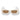 Palm Angels Sunglasses PERI022 8360 Lala White/Light Brown Unisex