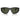 Persol Lunettes de Soleil PO0050S 95/31 Noir/Vert Unisexe