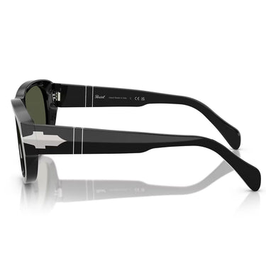 Persol Lunettes de Soleil PO0050S 95/31 Noir/Vert Unisexe 3
